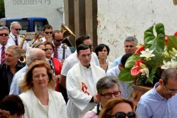 Misa y procesión del Sagrado Corazón de Jesús en La Higuera Canaria (Foto Francisco Javier Santana)